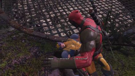Deadpool Slapping Wolverine Funny Scene Youtube