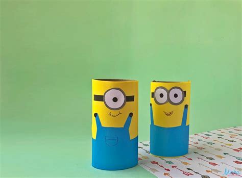 Minion Toilet Paper Roll Craft For Kids Mom Does Reviews