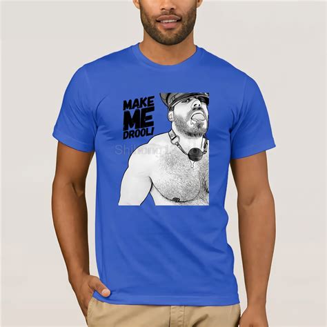 Gay Bear Drooling Inktober T Shirt New Summer Mens Casual Print T Shirt Fashion Novelty Short