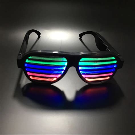 Sound Activated Rechargeable Led Glasses And Led Sunglasses For Promotions Buy Light Up