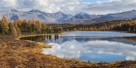 Picturesque Lake In The Mountains Of Altai Stock Photo Image Of