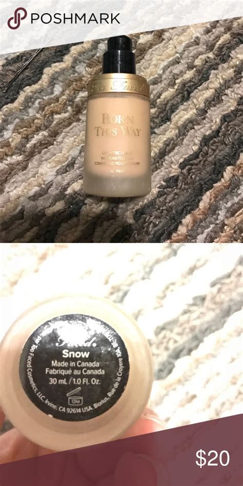 Too Faced Born This Way Foundation The Color Snow Only Used Once