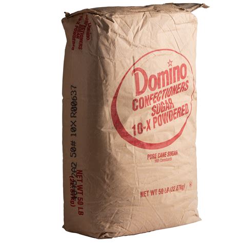 Domino 10x Confectioners Sugar 50 Lb