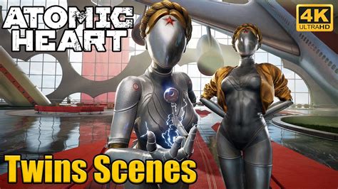 Atomic Heart All Robot Twins Scenes [4k 60fps] Youtube
