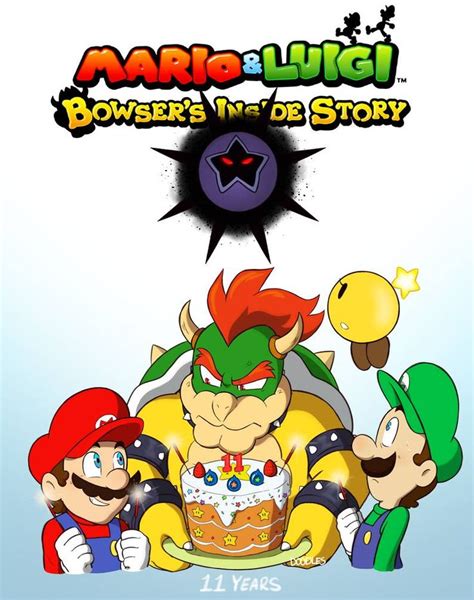 Mario And Luigi Bowsers Inside Story 11 Years By Evideech On