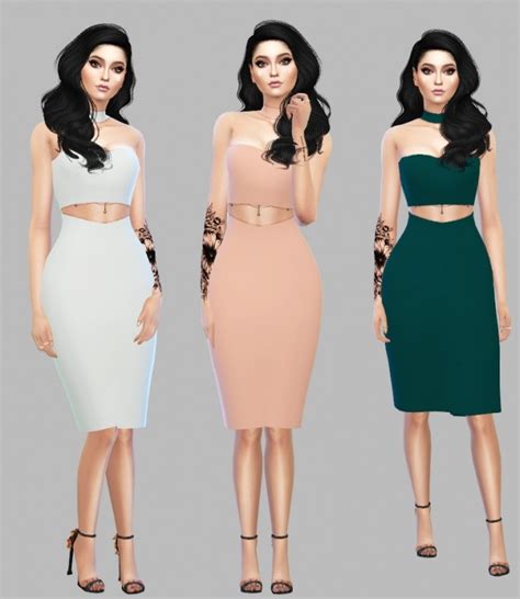 Senix Dress At Simply Simming Sims 4 Updates