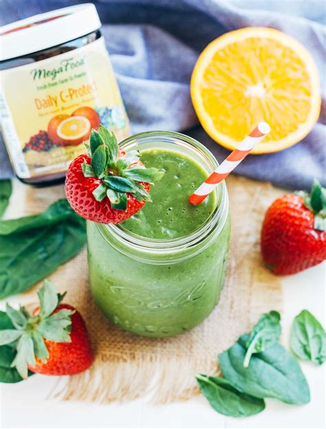 Strawberry Mango Spinach Smoothie Making Thyme For Health