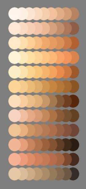 New Skin Color Palette Procreate Ideas Skin Color Palette Digital