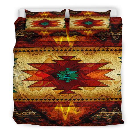 Southwest Brown Symbol Native American Bedding Sets Proudthunderbird