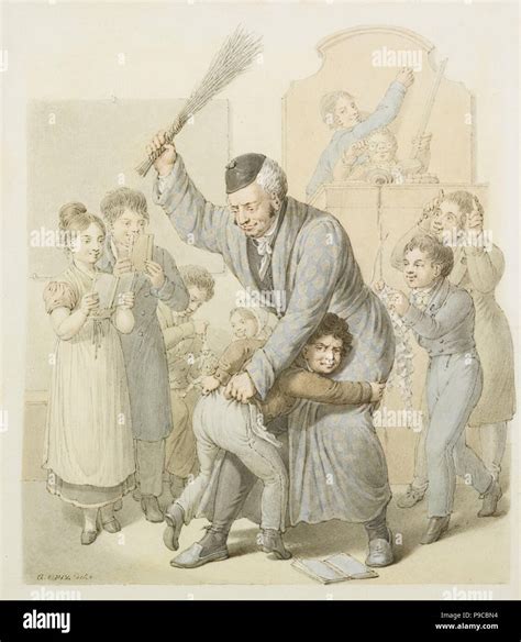 The Punishment In Babe Classroom Museum PRIVATE COLLECTION Stock Photo Alamy