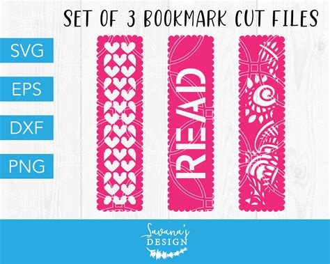 Bookmark SVG Cricut Bookmark SVG Valentine SVG Valentine | Etsy