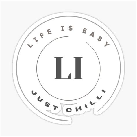 life is easy perfect message for every one sticker for sale by khalidjouidi redbubble