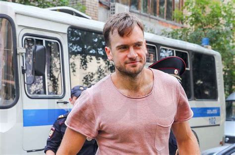 moscow russia july 25 2018 a member of the feminist protest group pussy riot pyotr verzilov