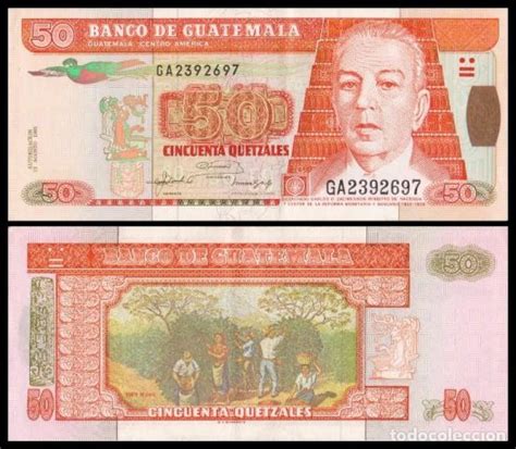 Quetzal Guatemalteco Gtq Monedas Y Billetes En Circulación