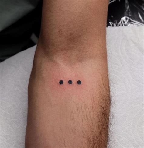 50 Small 3 Dots Tattoos And Big Meanings Behind Them — Inkmatch