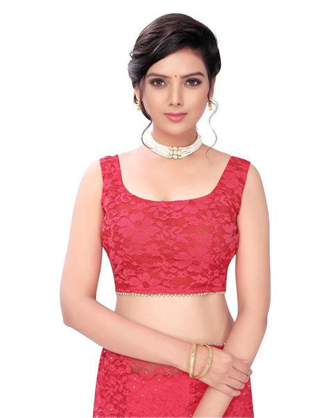 Pink Plain Net Saree With Blouse Satrani Fashion 3340680