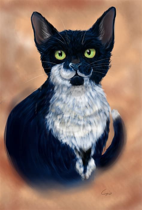 Commission Cat Portrait By Spookyfoxmulder On Deviantart