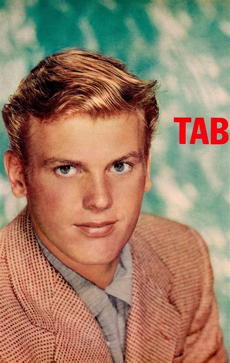 beautiful tab hunter pin up from article tab and they call him dreamboat august 1954