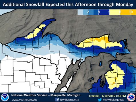 Upper Peninsula Could Get Up To 10 Inches Of Snow Overnight