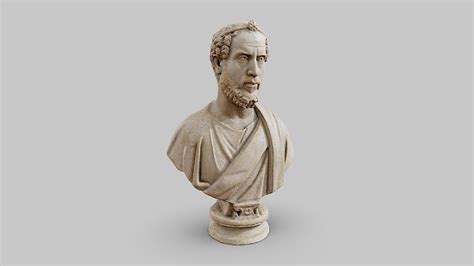 Portrait Bust Of Man Priest Of Serapis Download Free 3d Model By