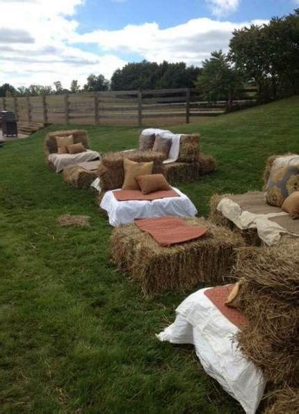 63 Ideas Dinner Party Seating Ideas Hay Bales Hay Bale Seating Hay