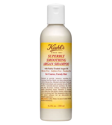 Smoothing Oil Infused Shampoo Shampoo With Argan Oil Kiehls
