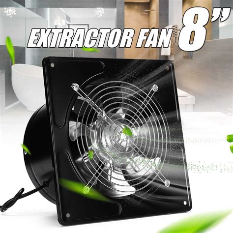 8 80w Silent Wall Extractor Ventilation Fan Bathroom