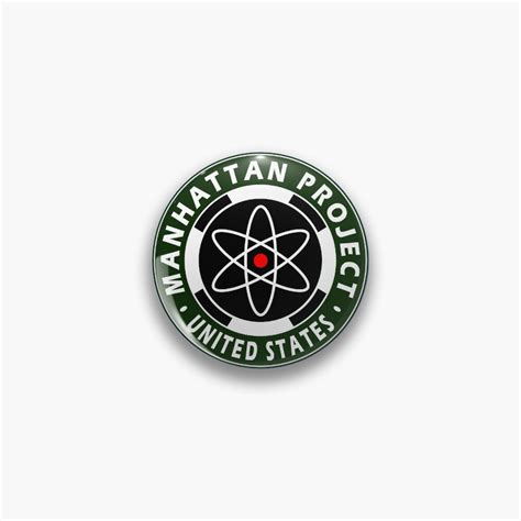 The Manhattan Project Pin For Sale By Lyvershop Redbubble