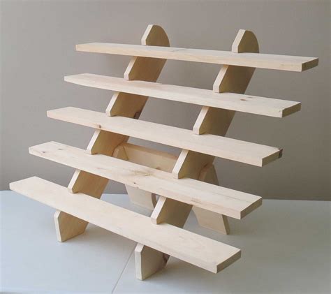 5 Shelf 30 Wide Portable Tabletop Display Stand Etsy Craft Table