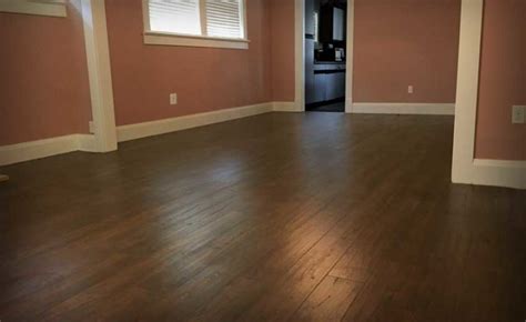 When installing vinyl plank flooring you want to buy about 10% extra than the size of the room to give yourself some next i pried up the transition between the current vinyl sheet floor and the carpet. 4 Tips in Reading Laminate Flooring Reviews | Revosense.com