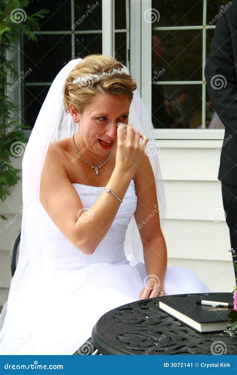 Crying At Wedding Stock Image Image Of Marriage Crying 3072141