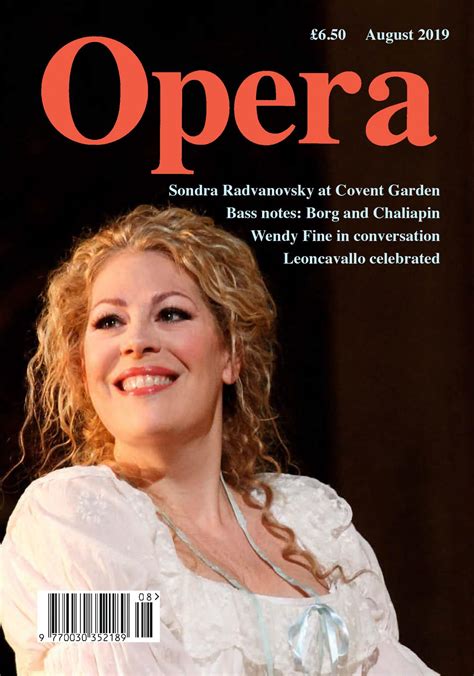 August 2019 Opera Magazine