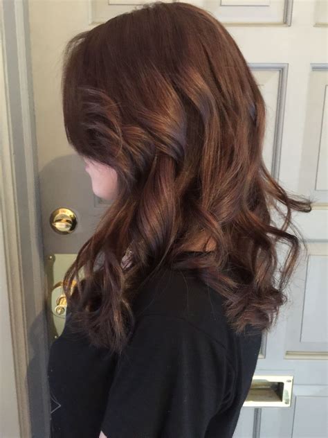 Chocolate Brown With Red Undertones Brown Hair Inspiration Brown