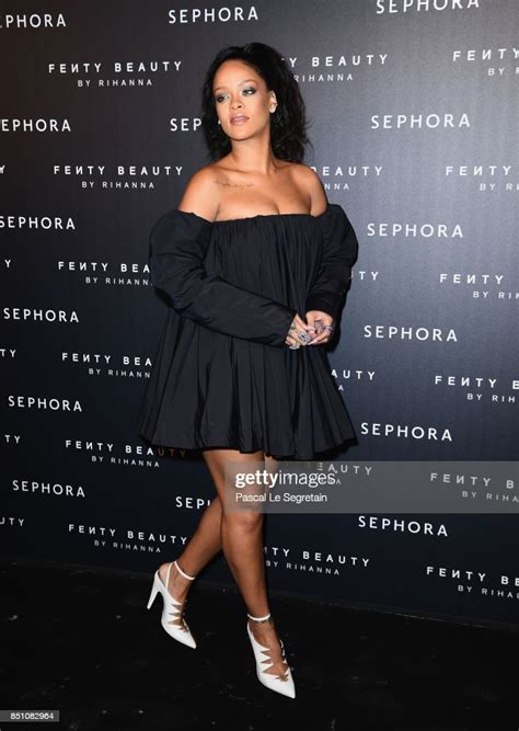 Rihanna Attends The Fenty Beauty By Rihanna Paris Launch Party Hosted