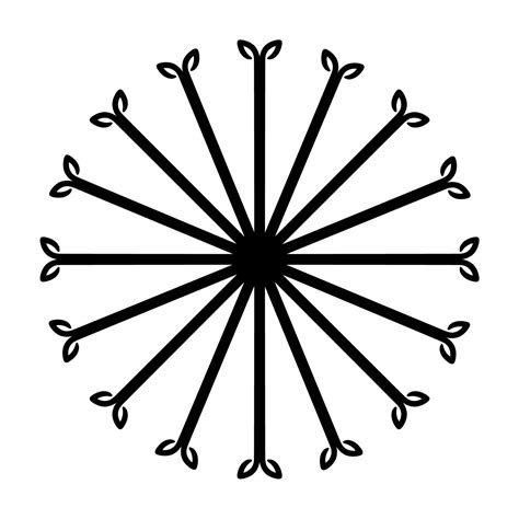 Ornamental Motifs Pattern Circle Shaped For Decoration Motifs Pattern