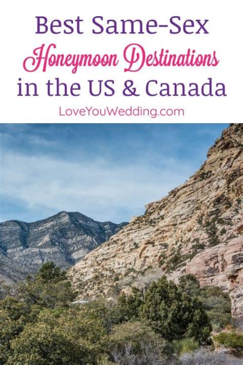 best honeymoon spots for same sex couples in the united states and canada