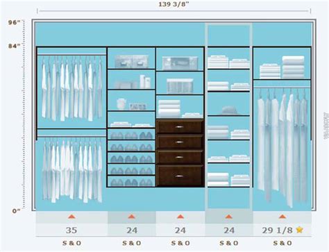 The straight height would be 72. 30 Custom Standard Wardrobe Closet Design Guidelines ...