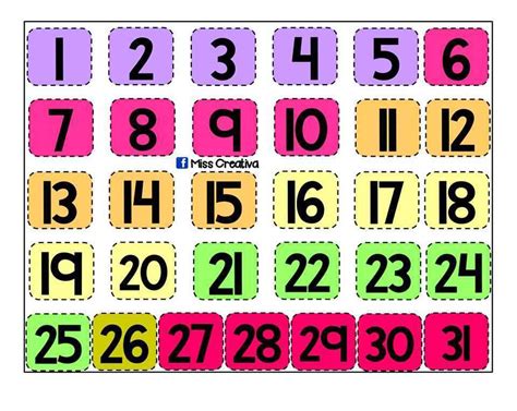 Siffror Från 1 Till 30 Puzzle Factory