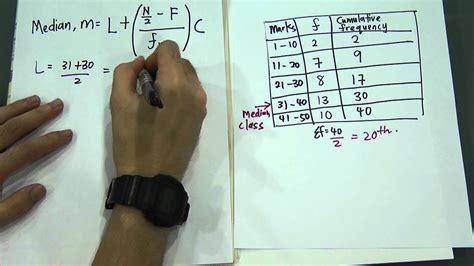 To find the mode , or modal value, alex places the numbers in value order then counts how many of each number. Median Formula on Statistics - YouTube
