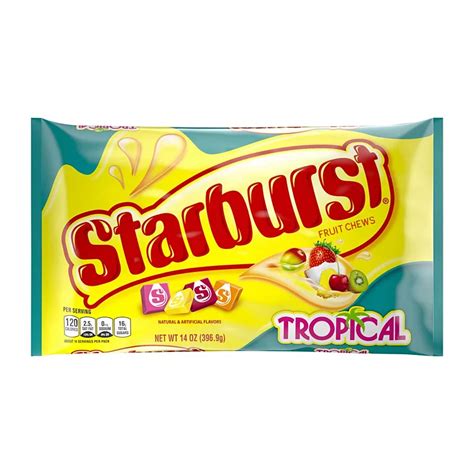 Starburst Tropical Fruit Chews Candy Bag Shop Snacks And Candy At H E B