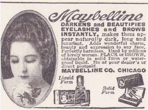 the maybelline story maybelline and the gibson girl 1915