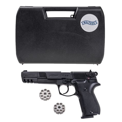 Walther Black Cp88 Competition Pellet Pistol Camouflageca