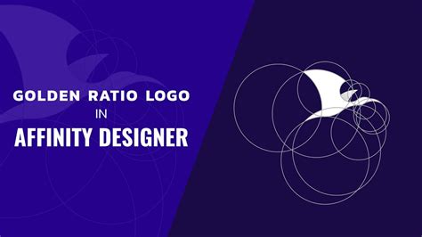How To Design A Logo Using Golden Ratio In Affinity Designer Youtube