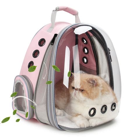 Cat Bubble Backpack With Clear Window For Hiking 【front Expandable