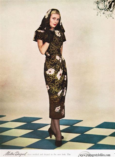 Fashion Flashbacks 1948 Spring Style Trends Vintage Dresses Vintage
