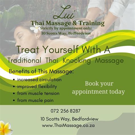 Treat Yourself With A Traditional Thai Knocking Massage Lui Thai