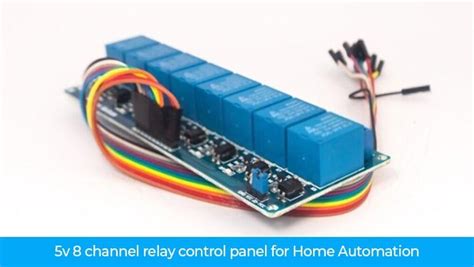 5v 8 Channel Relay Control Panel For Home Automation Campus