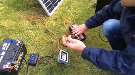 Each solar cell generates about 1/2v. How To Connect Solar Panels To Battery Bank/ Charge ...