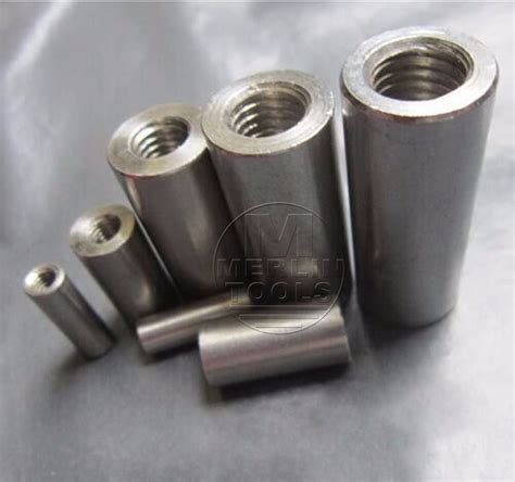 select size    fine threaded rod coupling nuts  stainless steel ebay