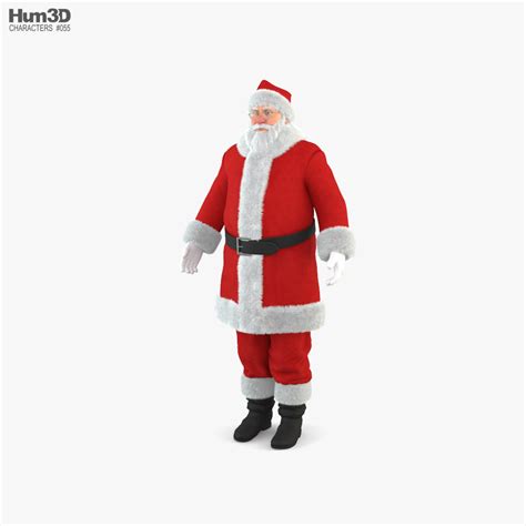 Santa Claus 3d Model Download Characters On